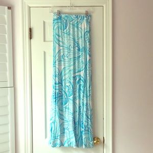 Unworn Lilly Pulitzer Beachy Blue Maxi Skirt 🌊